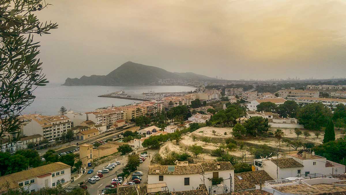AlteaView View out over Altea from the https://mapMirador de los Cronistas de España