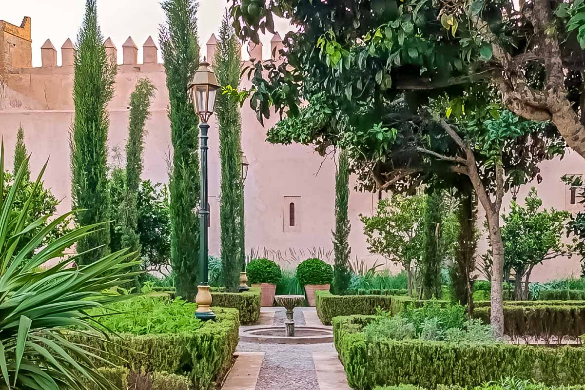 The Andalusian Gardens in Rabat Morocco