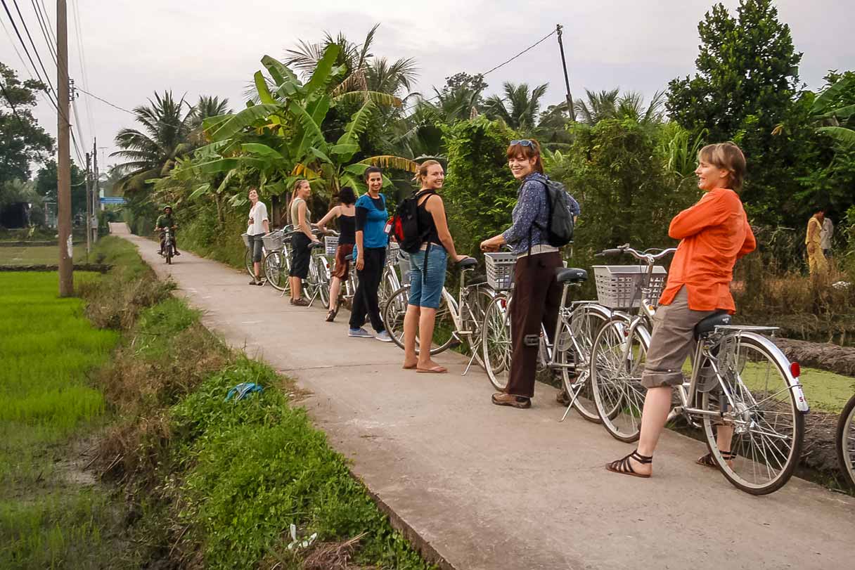 Our cycling tour through the Mekong Delta