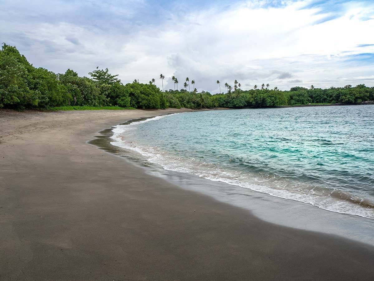 Aganoa Black Sand Beach Samoa