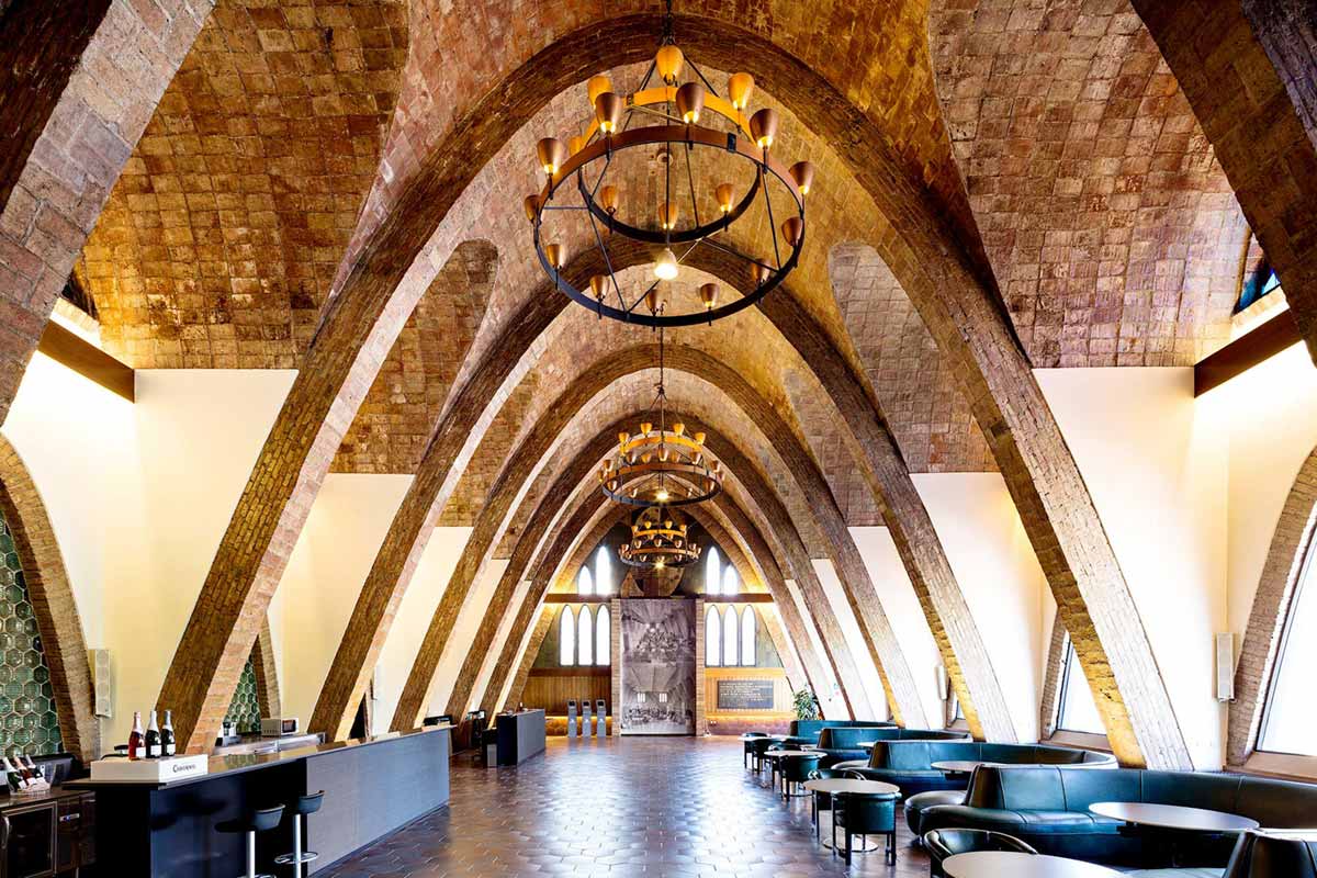 Codorniu_Tasting_Area Tasting area at Codorniu Vineyard Barcelona