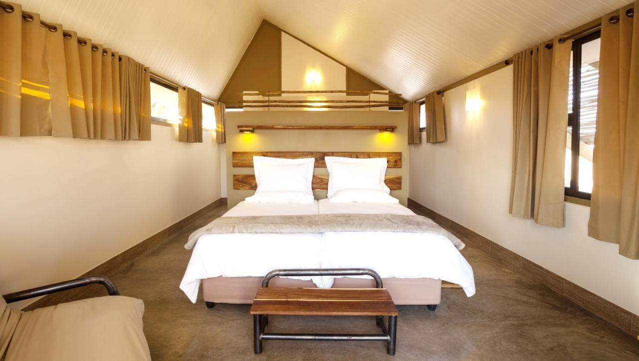 A double room at Desert Quiver Camp Sesriem Namibia