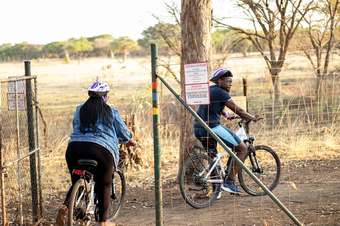Mukuvisi Woodlands electric bike tour Harare