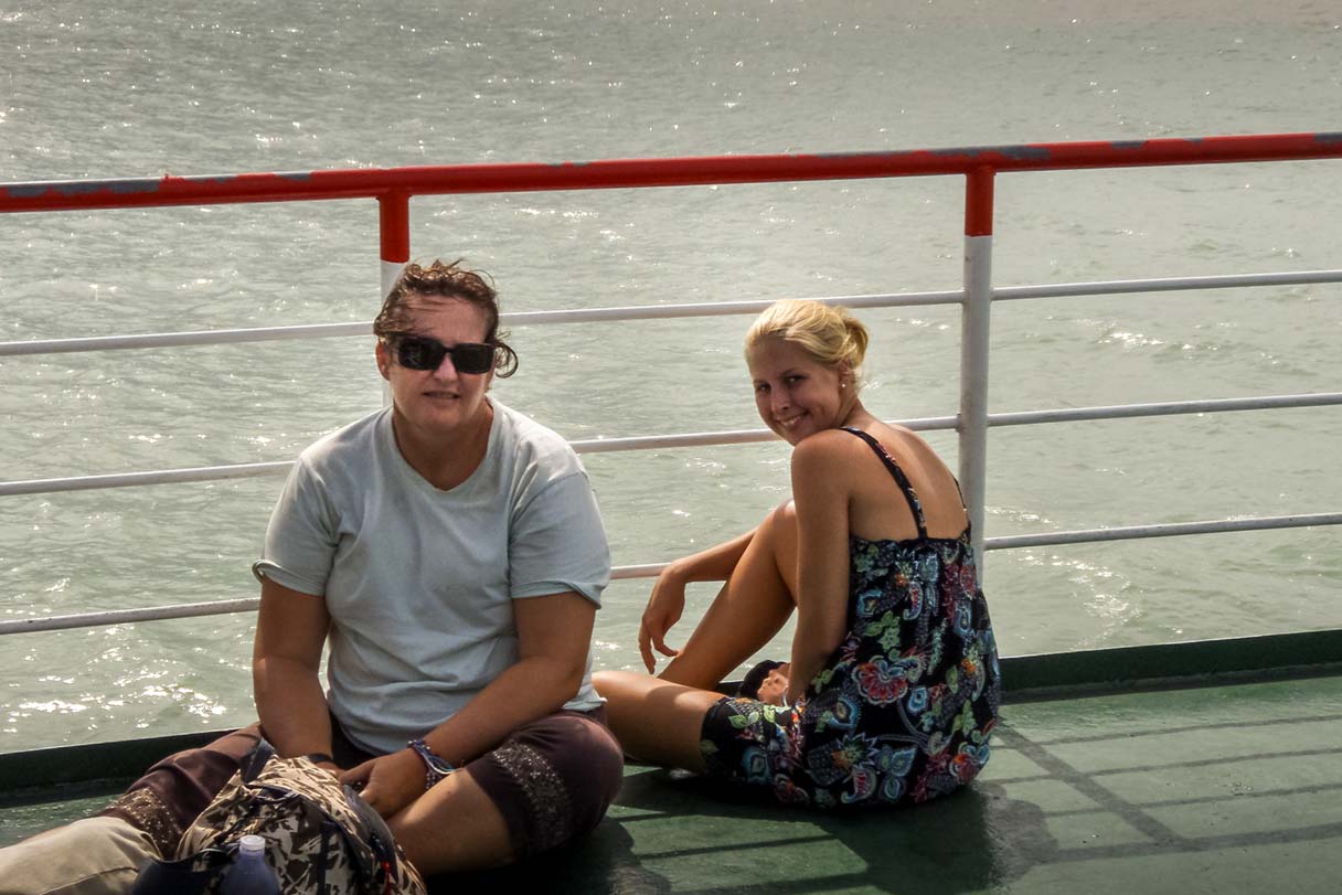 JenMadionBoat My niece Madison and I on a boat in Thailand