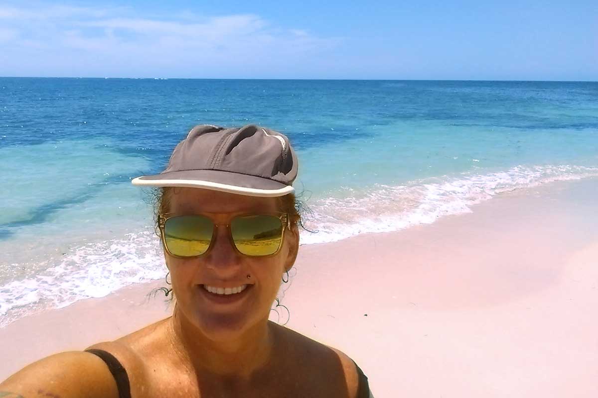 Me on Zapatilla Beach, Bocas Del Toro, Panama