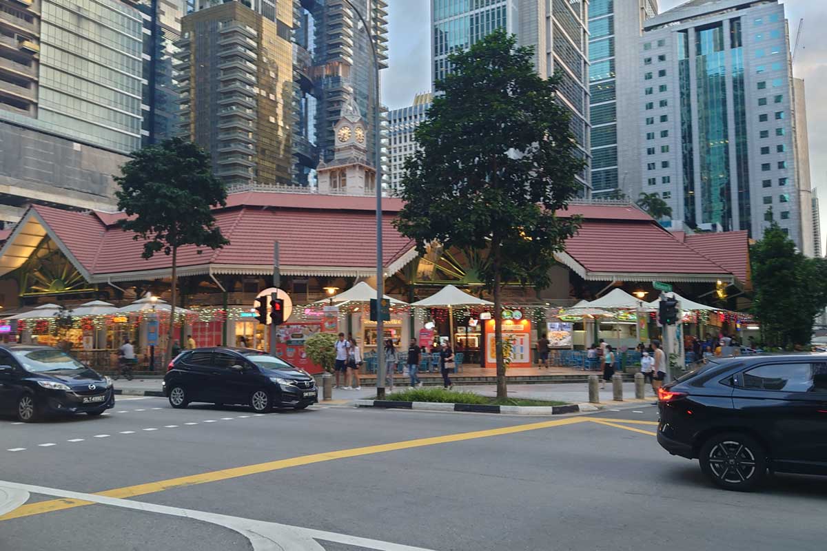 The unique and unmissable building that houses Lau Pa Sat