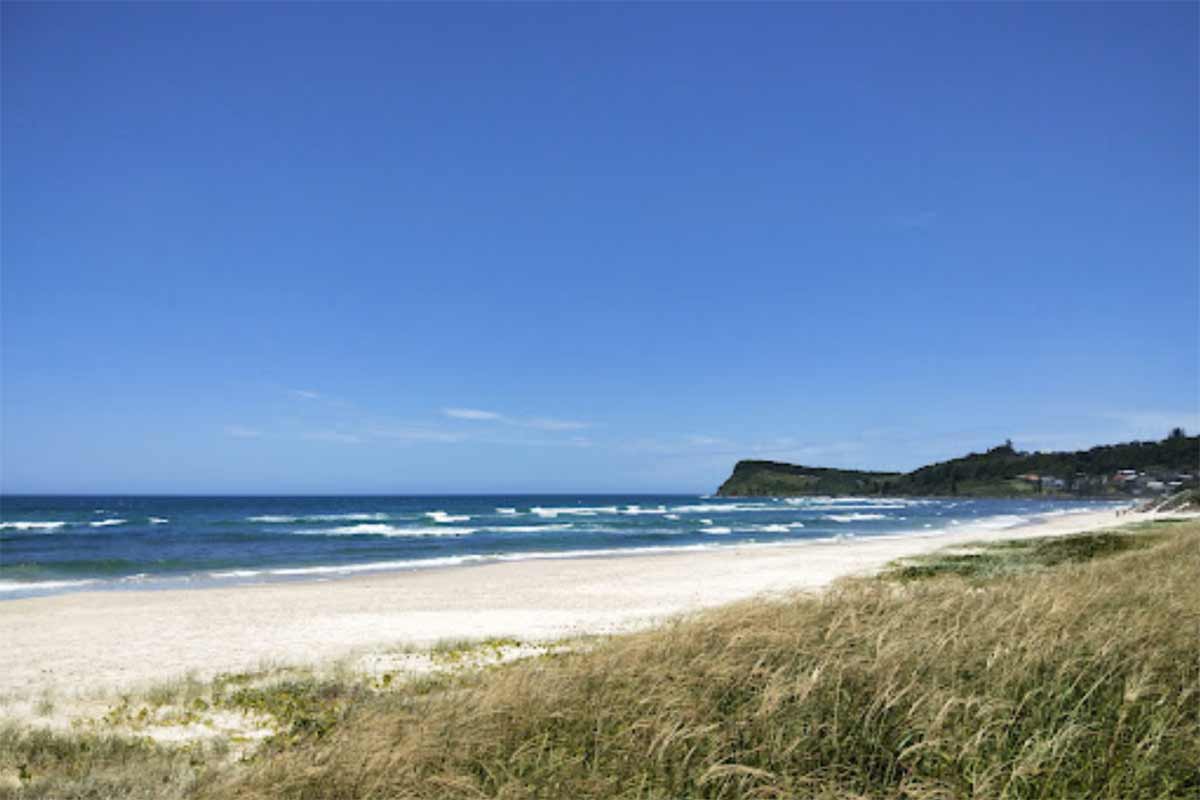 Lennox Head main beach. 
