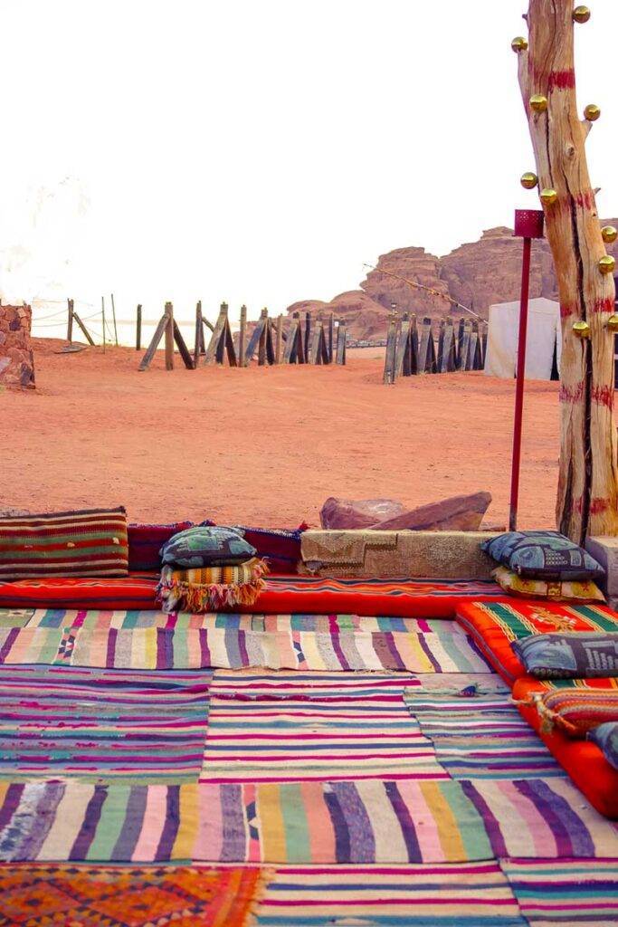 Our Bedouin camp in Wadi Rum