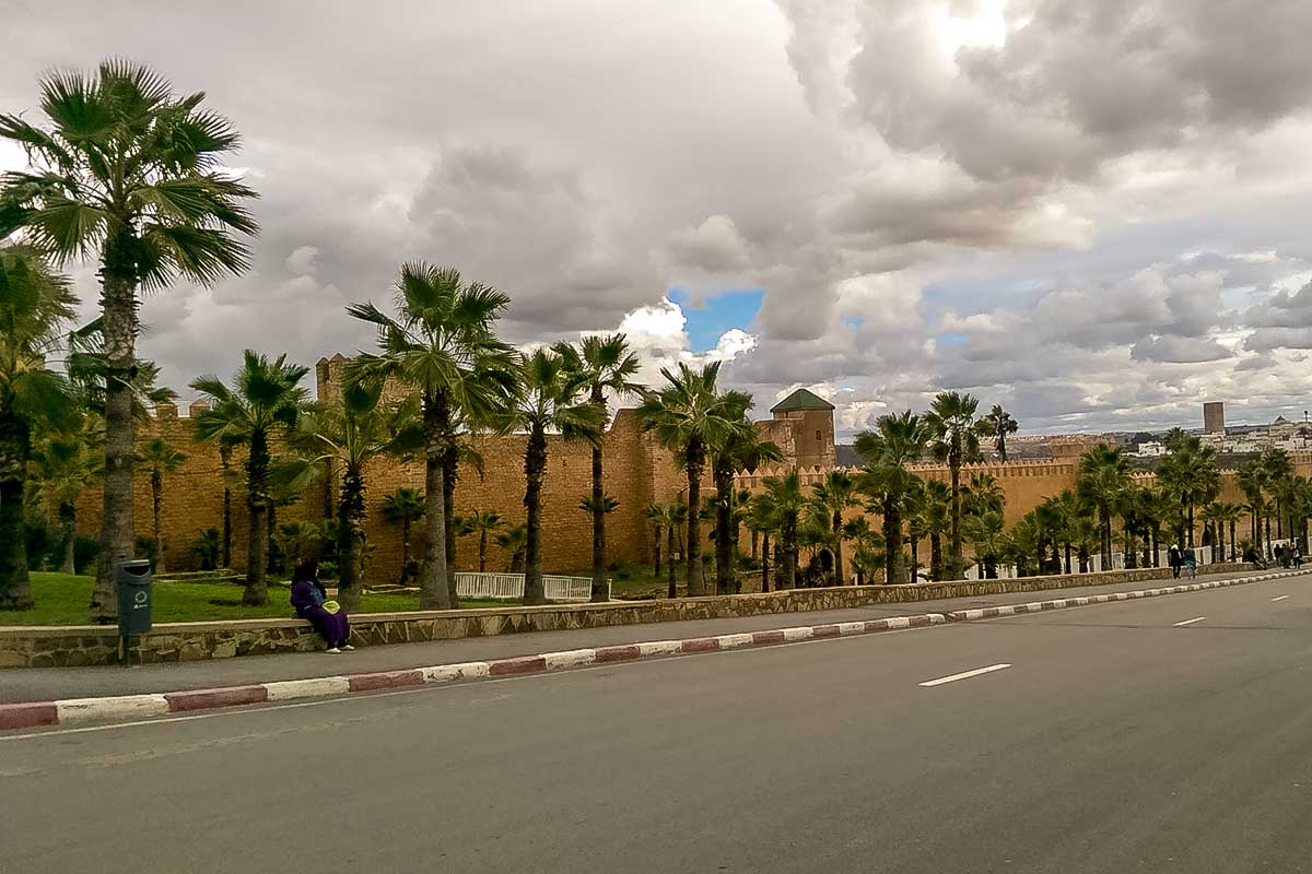 Rabat old city walls, Morocco