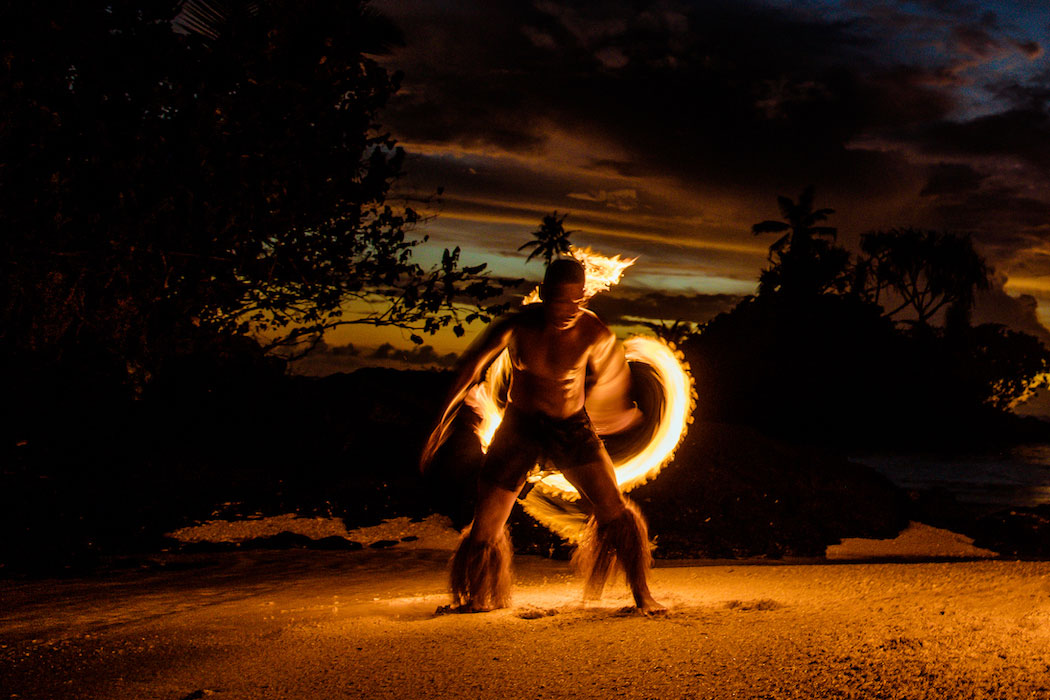 Samoan Fire Dancer