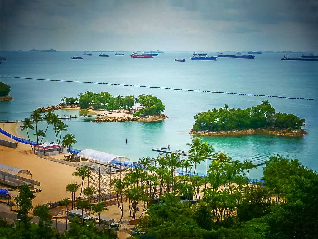 SilosoBeachArialViewOpt Siloso Beach Sentosa