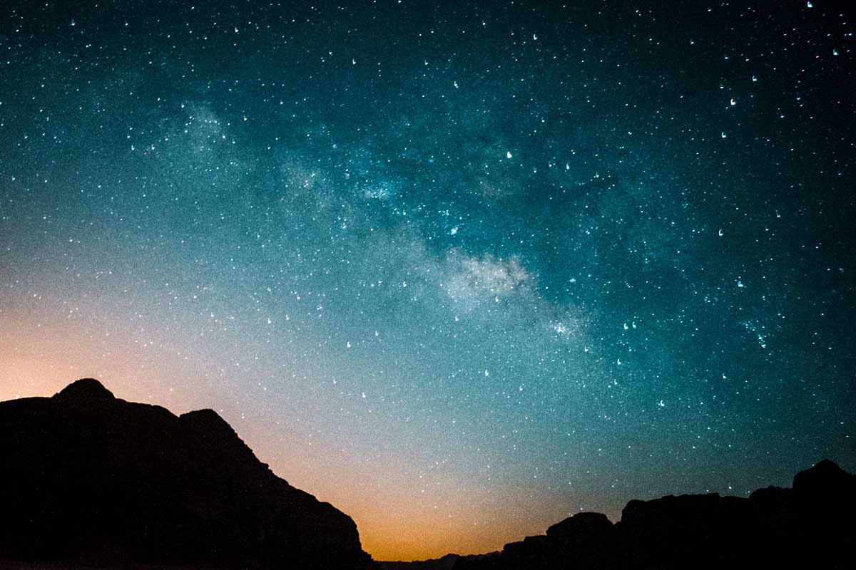 Stargazing in Wadi Rum
