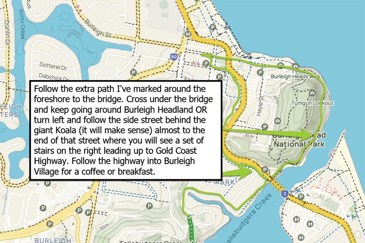 TalleWalkWithBurleighAddOn Tallebudgera walk with Burleigh Heads