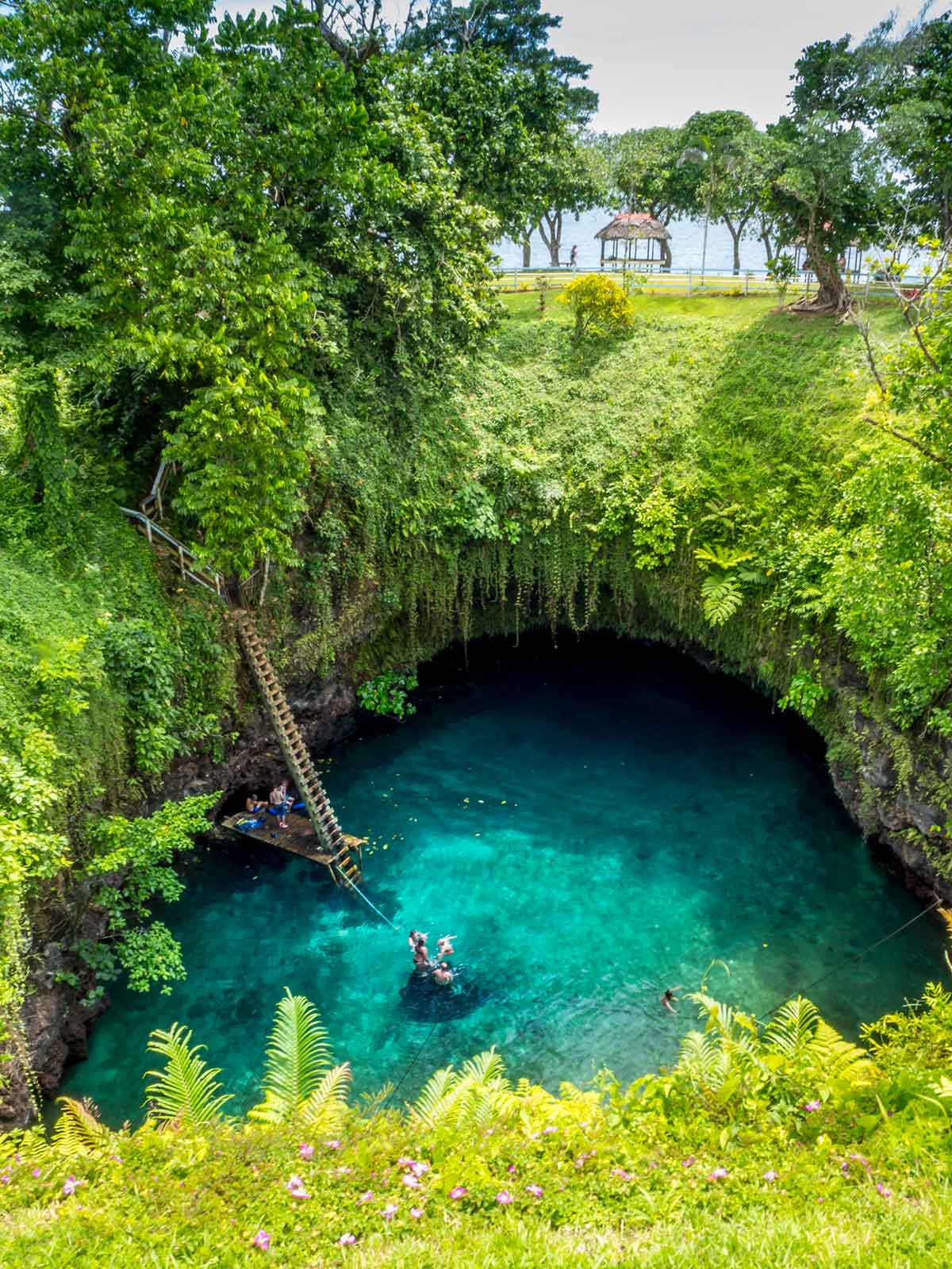 Overview of To-Sua Ocean Trench