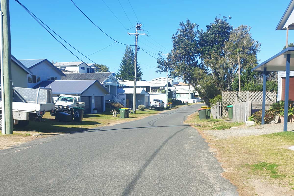 The small streets of Wooli New South Wales