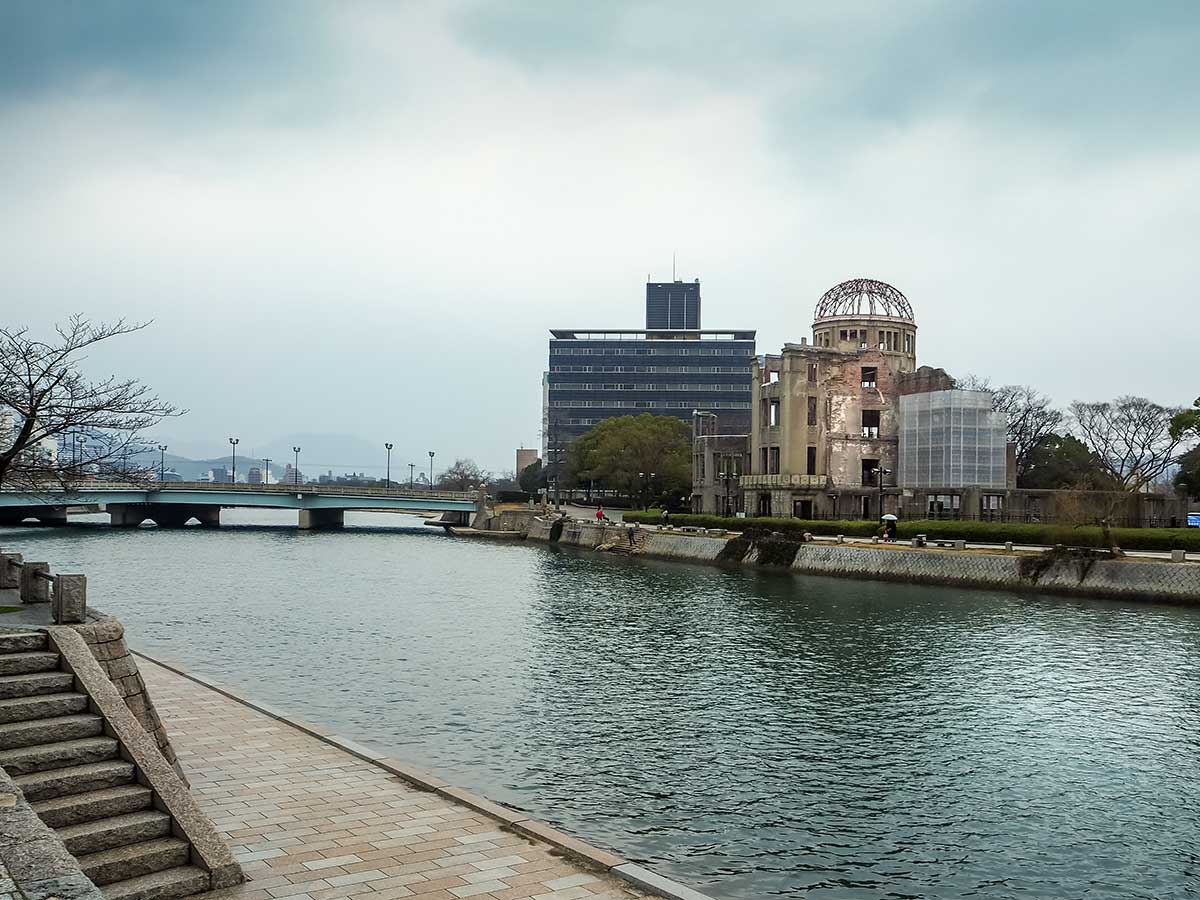 Hiroshima Bomb dome and peace museum