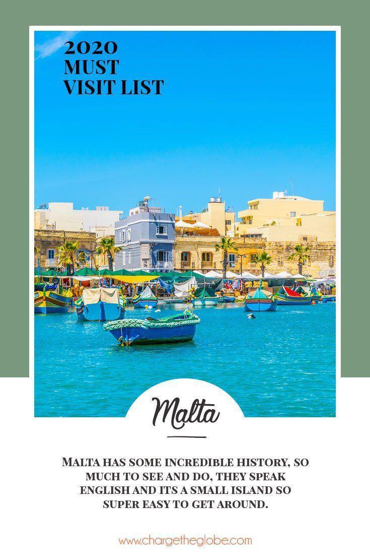 Malta - On my recommended 2020 must visit list