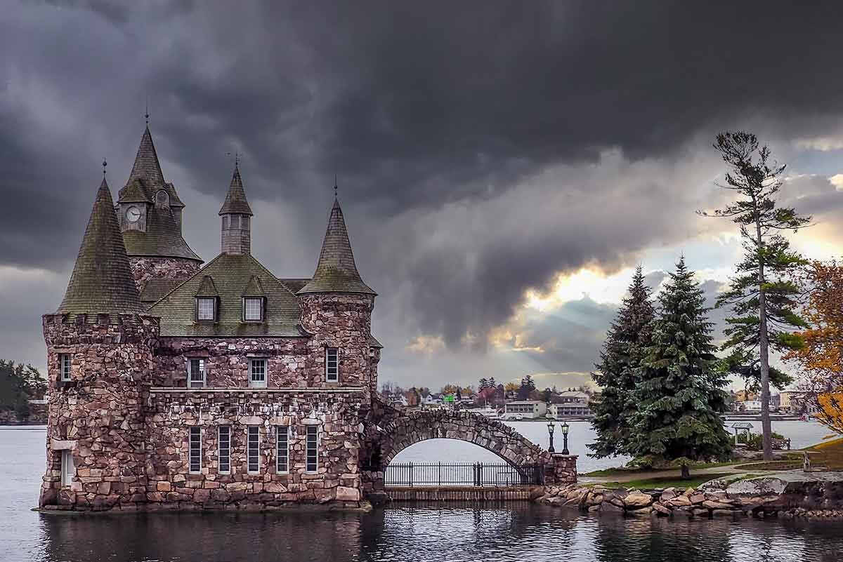 A small castle in The Thousand Islands Canada