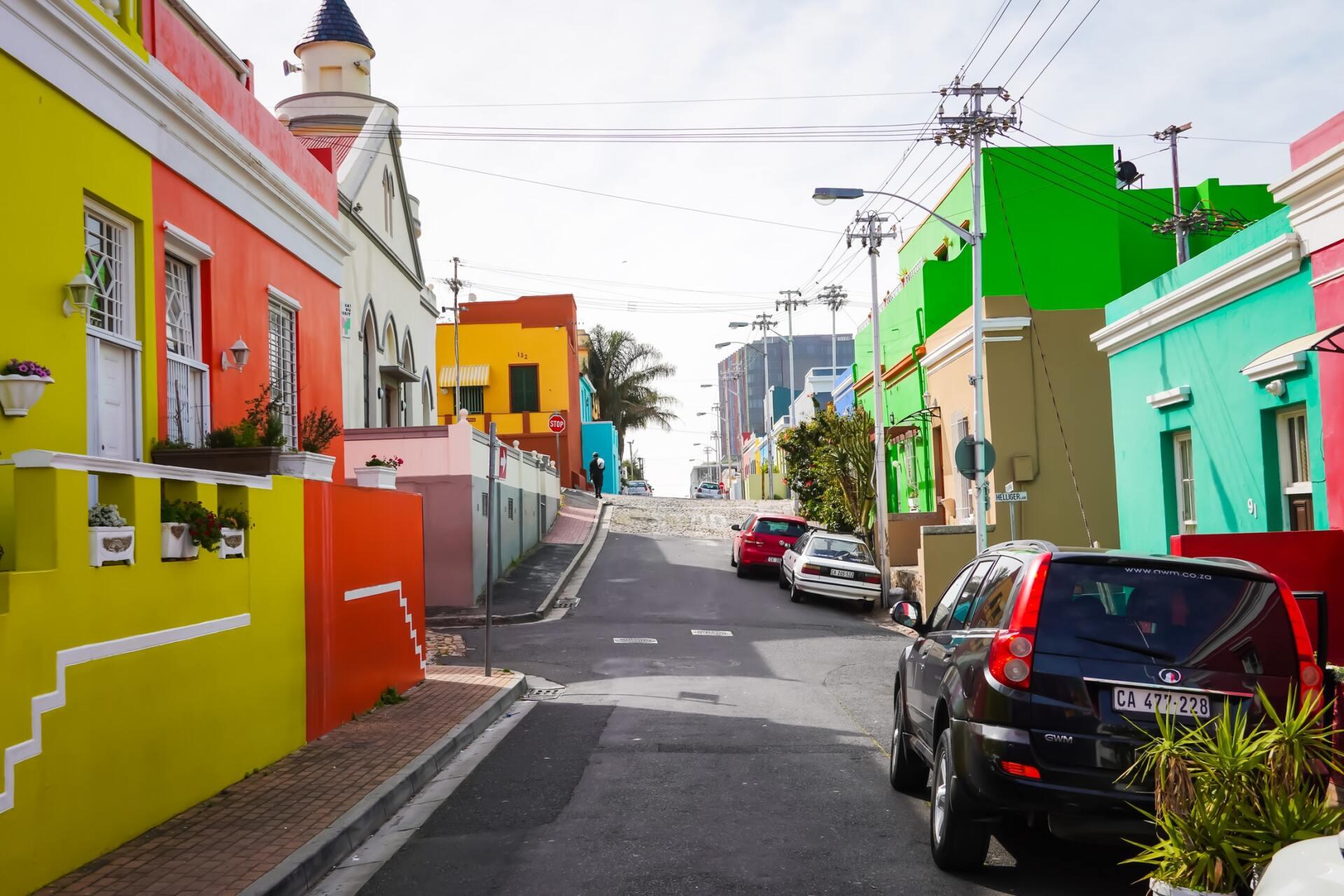 The colorful streets of Bo-Kaap, Cape Town