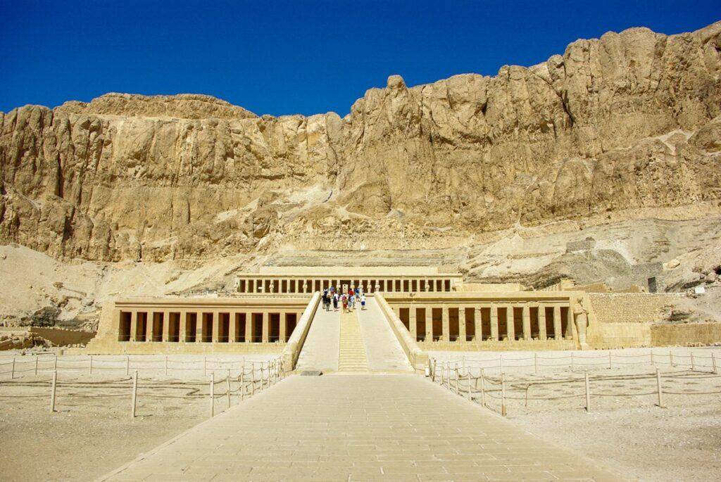 Queen Hatsshepsut's temple in the Valley of the Queens, Egypt