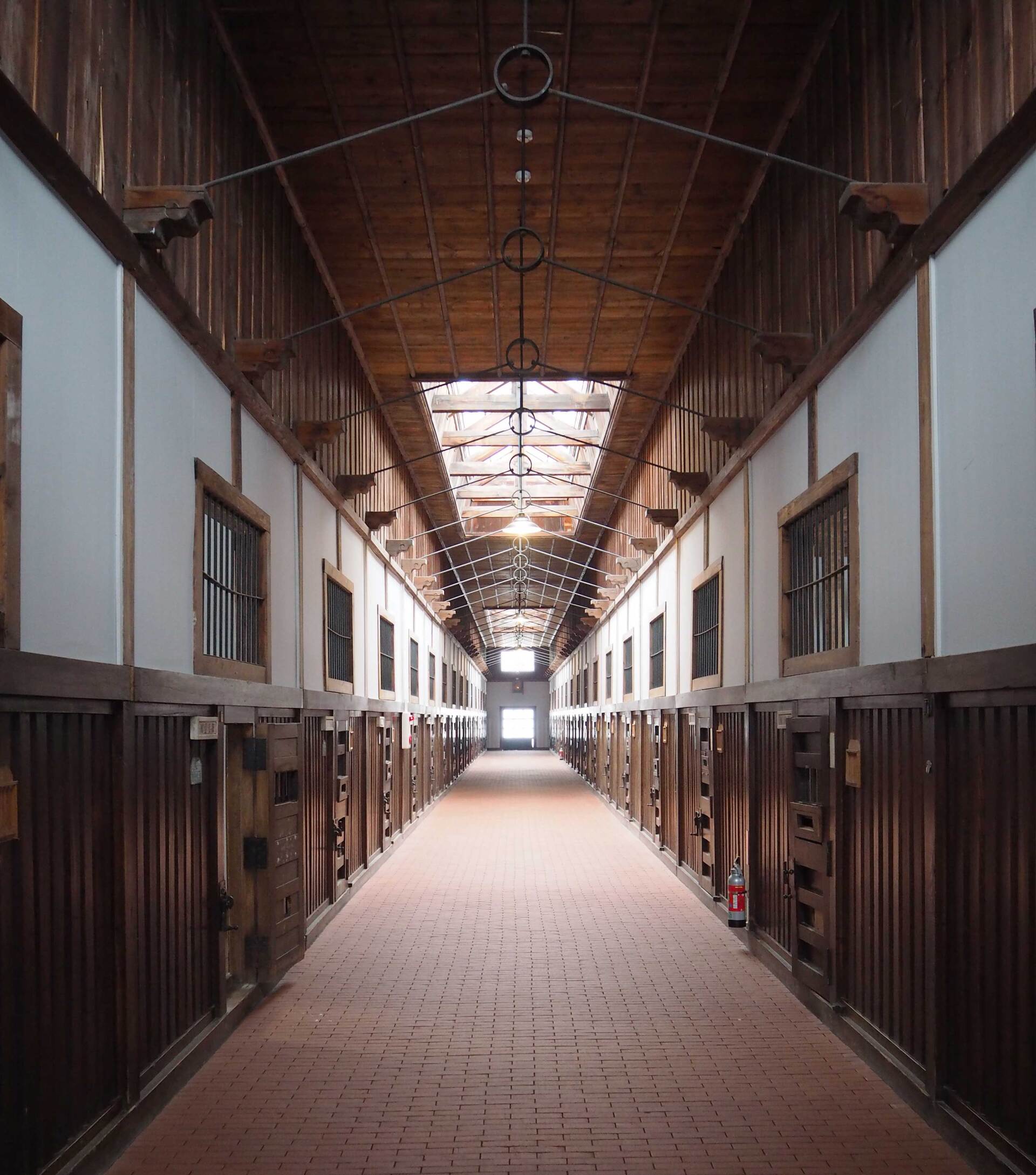 The main cell block at Abashiri Prison Museum