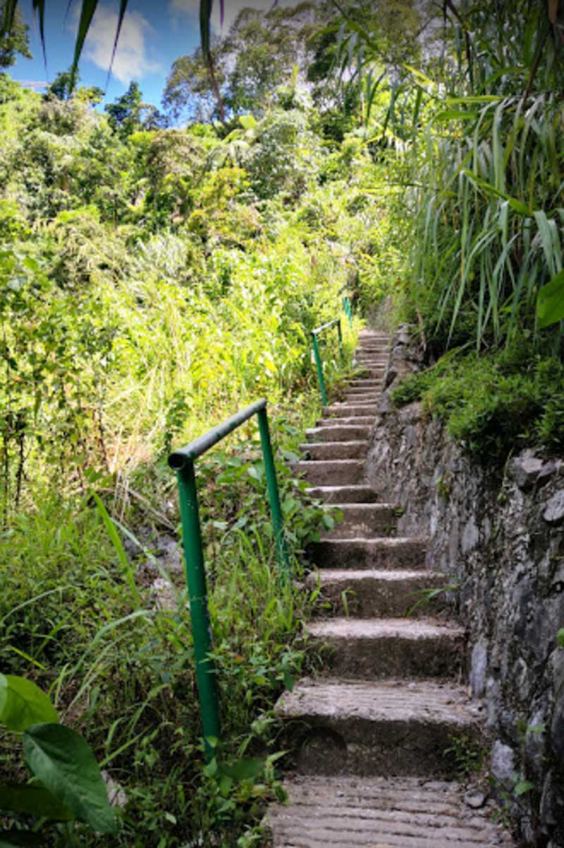 Stairs down and back from Tippaya Falls