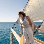 Solo female traveller on a yatch