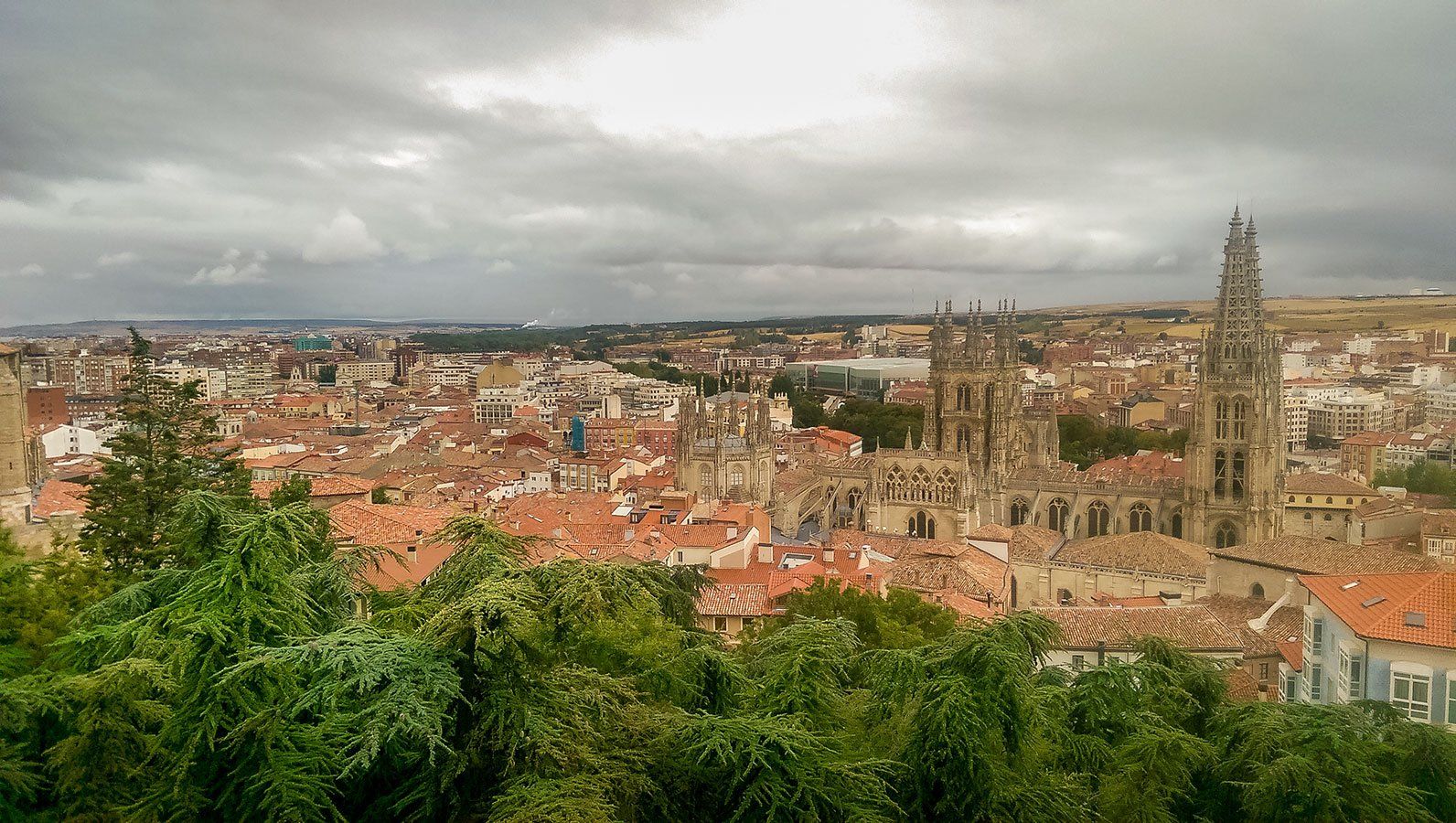 Burgos Cathedral View Burgos city view