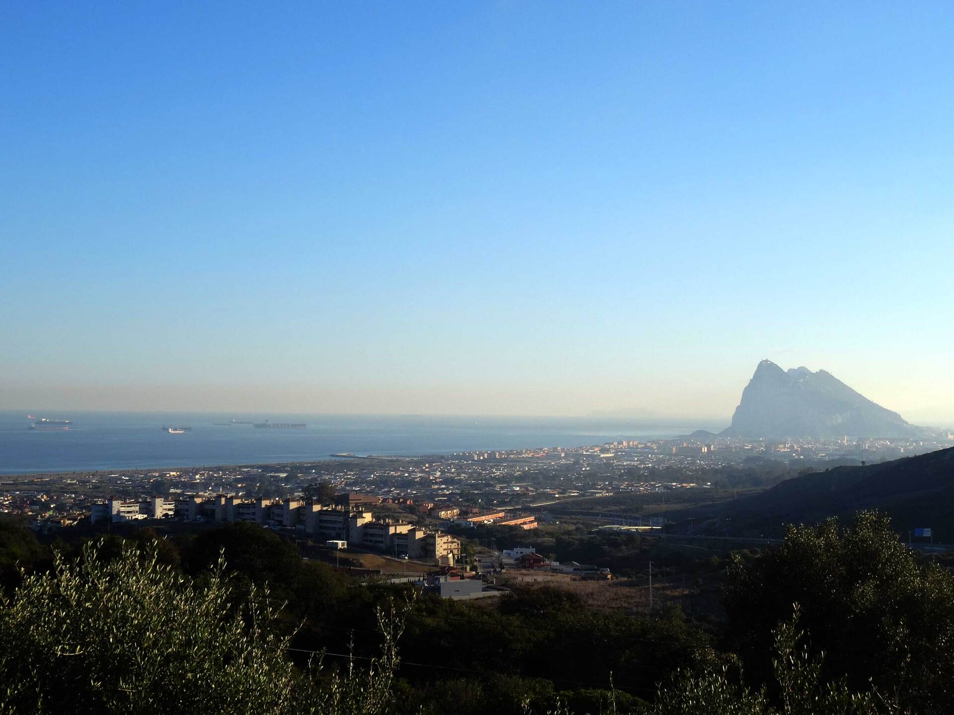Gibralter Viewpoint Gibraltar from Algeceires