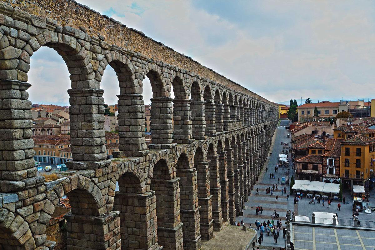 Roman aqueduct at Segovia